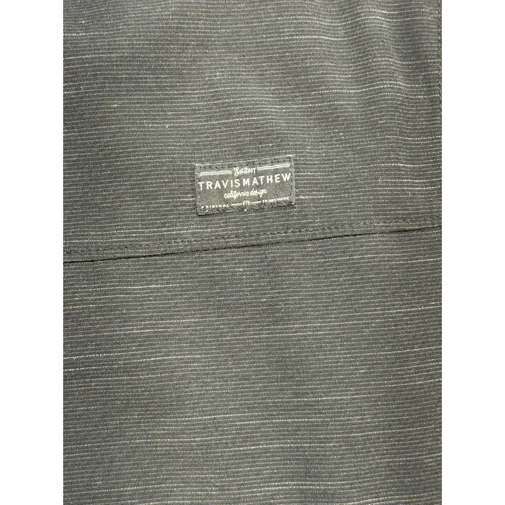 Travis Mathew Men Zip Up‎ Golf Vest Black Size XL